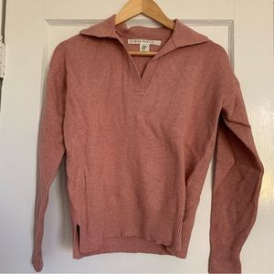 Max Studio Collared Vneck Sweater